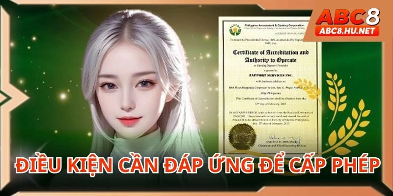 Nhà cái đáp ứng điều kiện để nhận giấy phép hoạt động